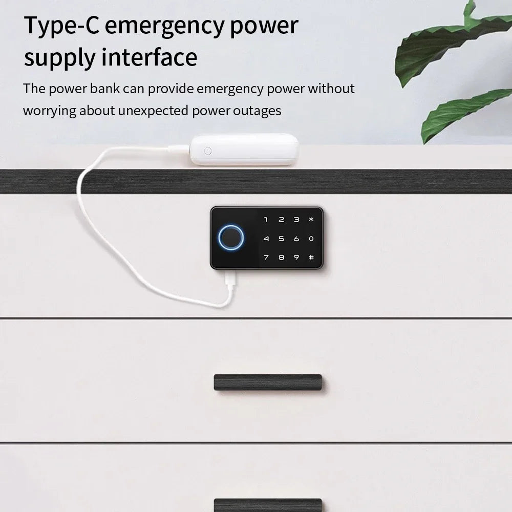 Tuya Smart Fingerprint Cabinet Lock